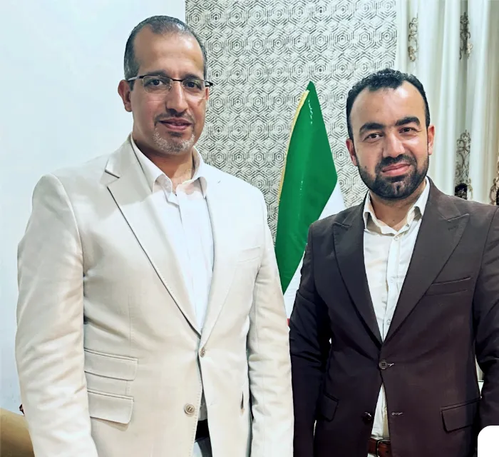 مع الأستاذ عبد الكريم ليلة في حلب